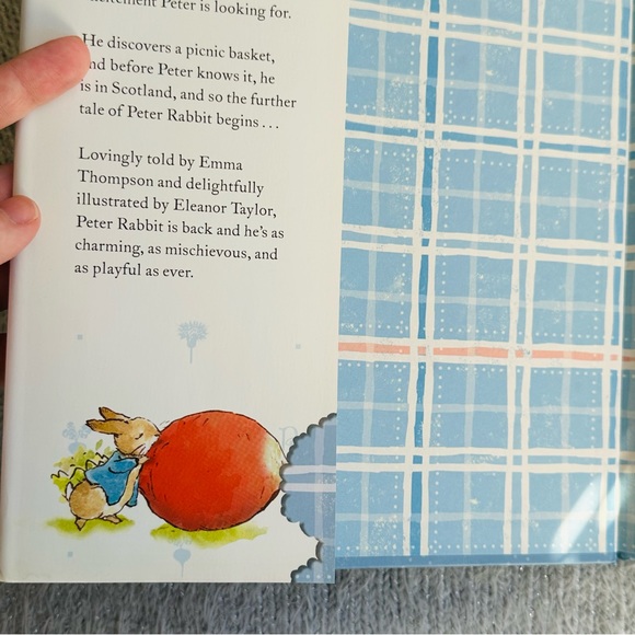 NEW The Further Tale Of Peter Rabbit Emma Thompson Hardcover Book + CD - Picture 3 of 9
